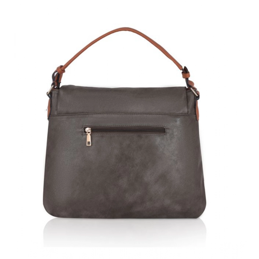 generic women's faux leather solid sling bag (green) generic women's faux leather solid sling bag (green)