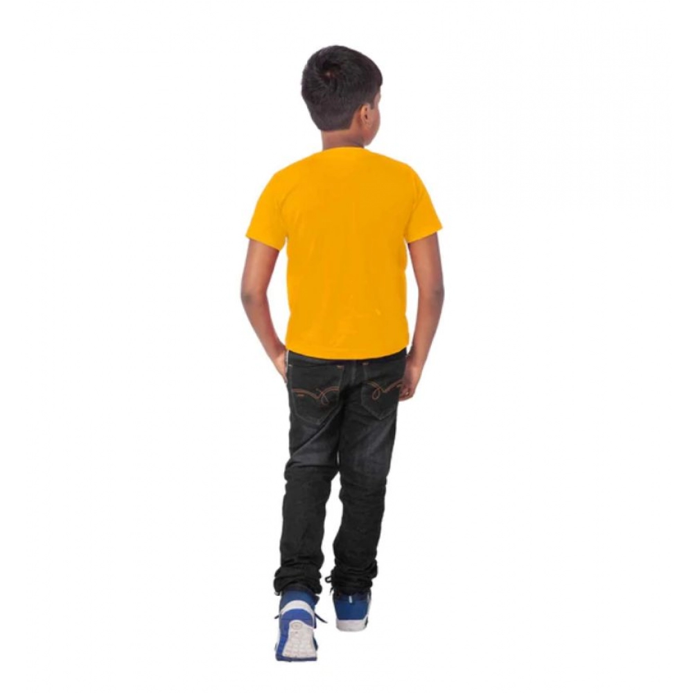 generic boys cotton will be cool half sleeve tshirt (mustard) generic boys cotton will be cool half sleeve tshirt (mustard)