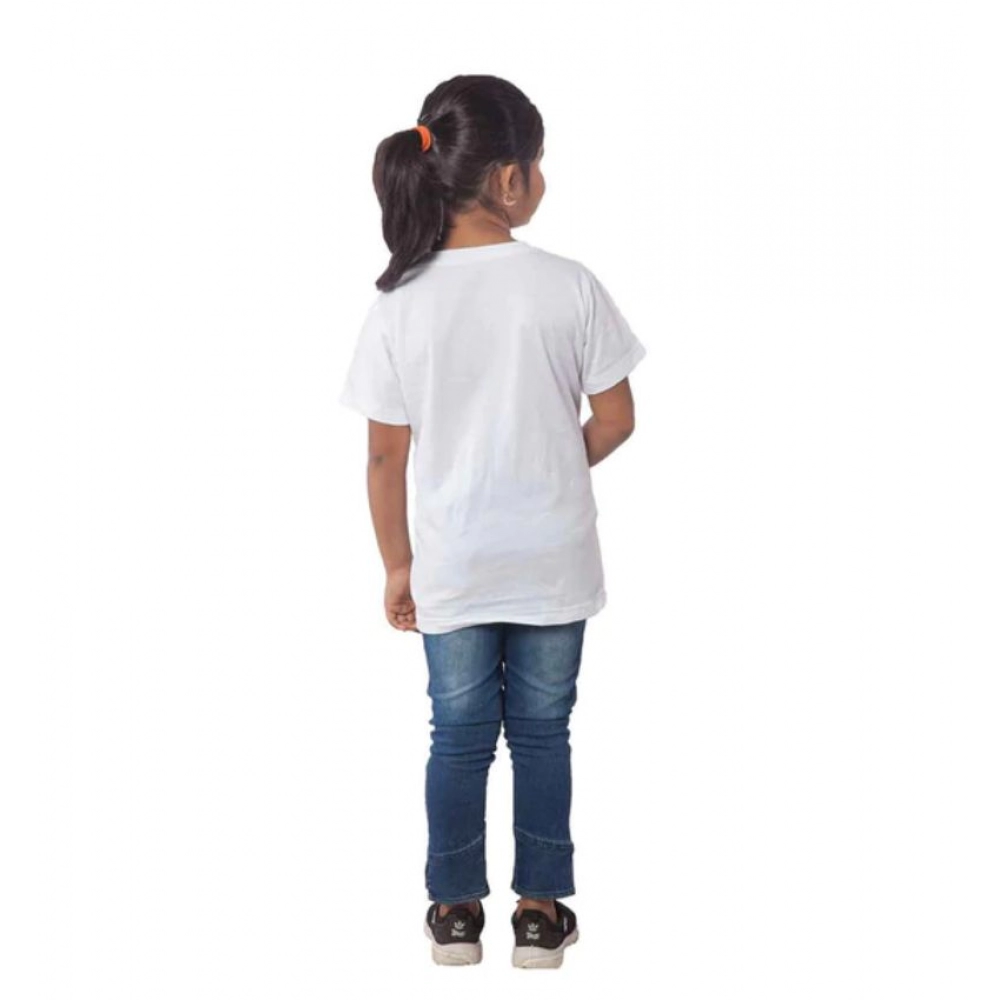 generic girls cotton drama queen half sleeve tshirt (white) generic girls cotton drama queen half sleeve tshirt (white)