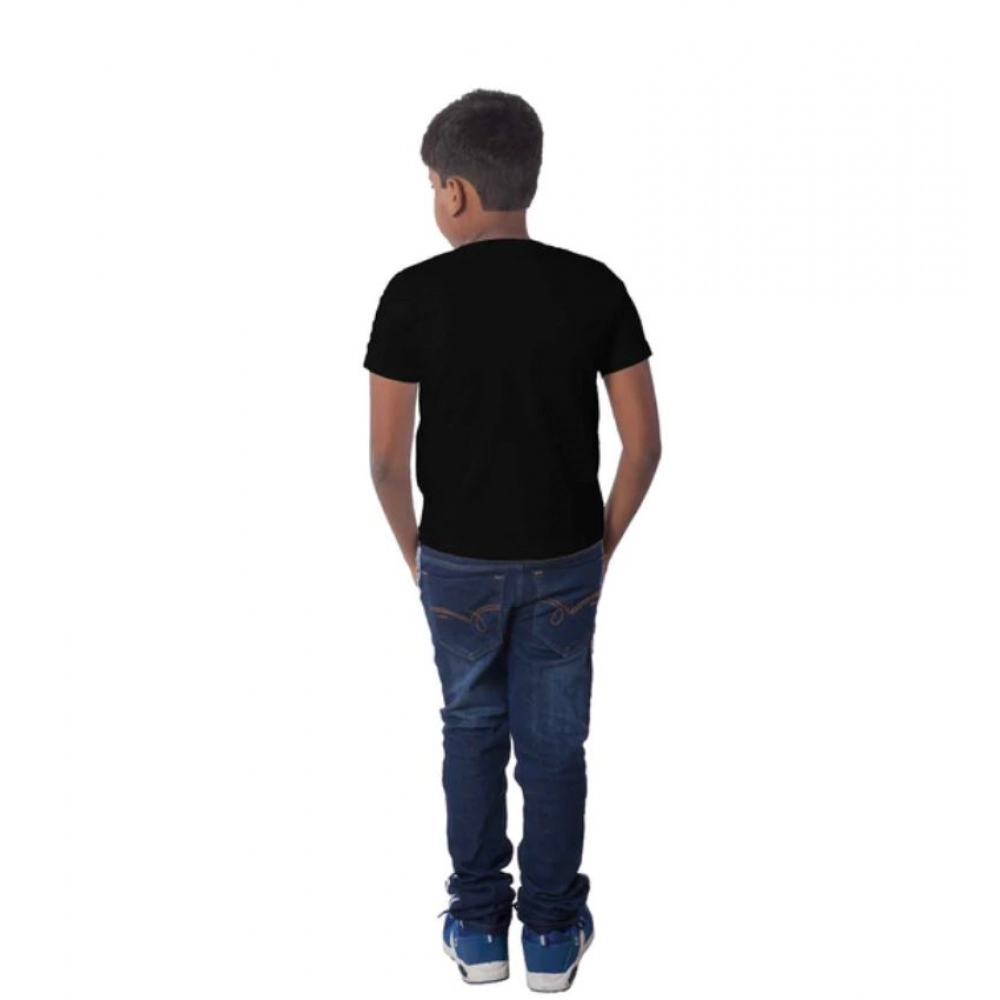 generic boys cotton will be cool half sleeve tshirt (black) generic boys cotton will be cool half sleeve tshirt (black)
