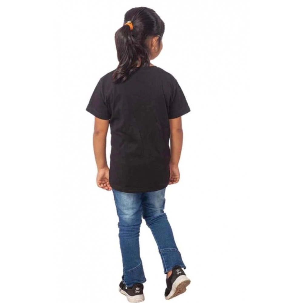 generic girls cotton drama queen half sleeve tshirt (black) generic girls cotton drama queen half sleeve tshirt (black)
