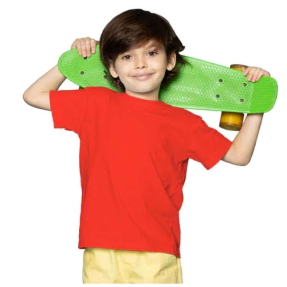 generic boys cotton plain half sleeve tshirt (red) generic boys cotton plain half sleeve tshirt (red)