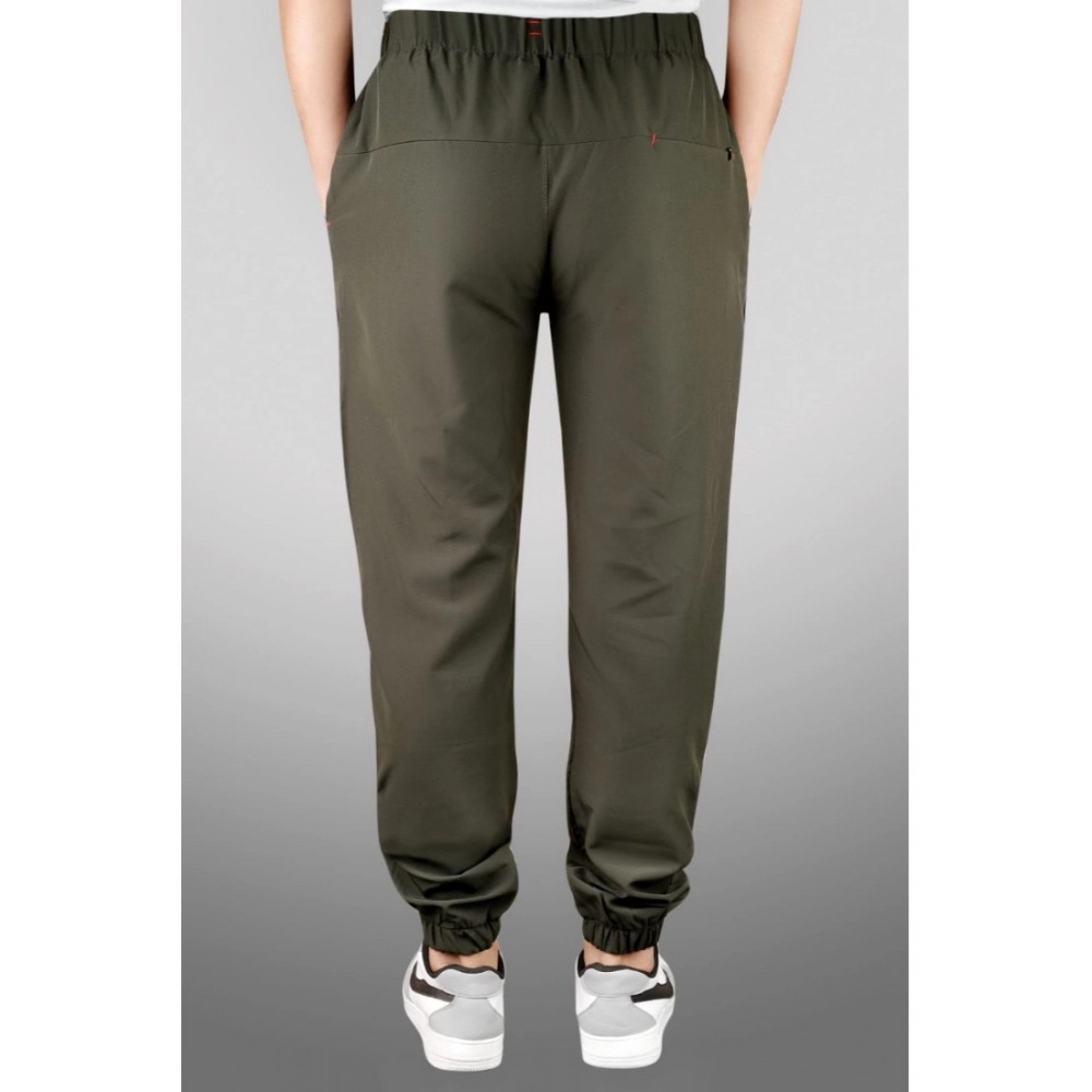 generic men's polyster solid track pant lower (dark green) generic men's polyster solid track pant lower (dark green)