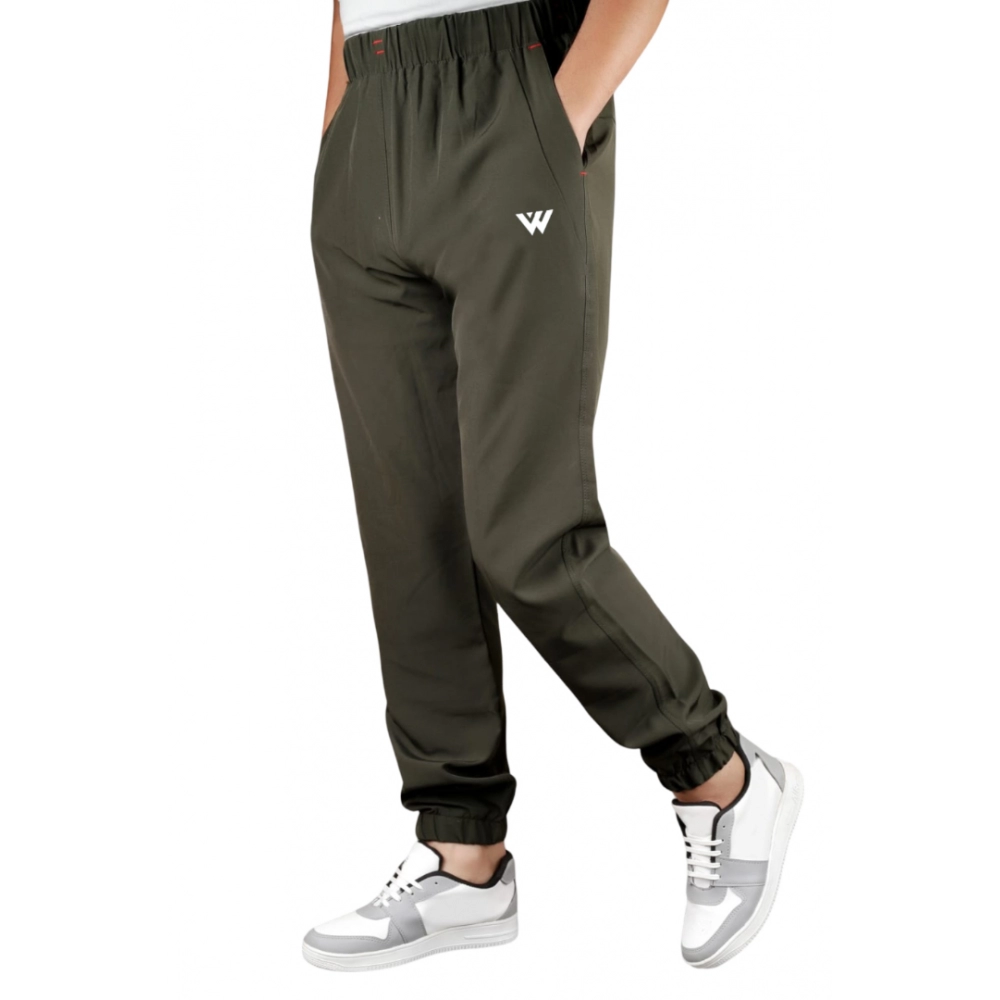 generic men's polyster solid track pant lower (dark green) generic men's polyster solid track pant lower (dark green)
