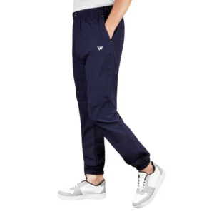 generic men's polyster solid track pant lower (navy blue)