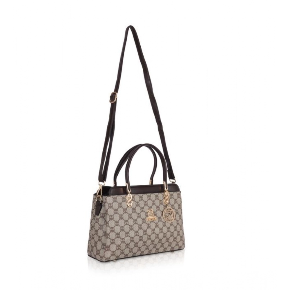generic women's faux leather printed handbag (coffee) generic women's faux leather printed handbag (coffee)