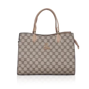 generic women's faux leather printed handbag (hilver)