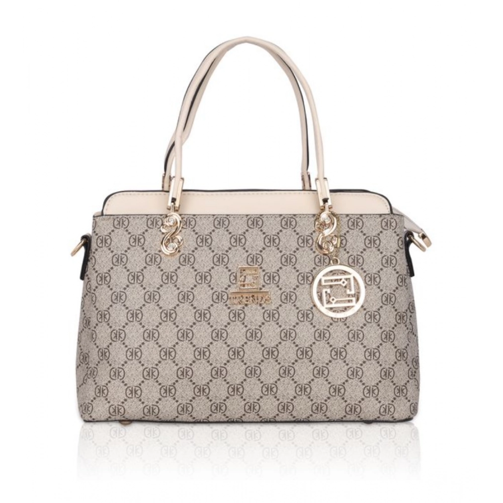 generic women's faux leather printed handbag (beige) generic women's faux leather printed handbag (beige)