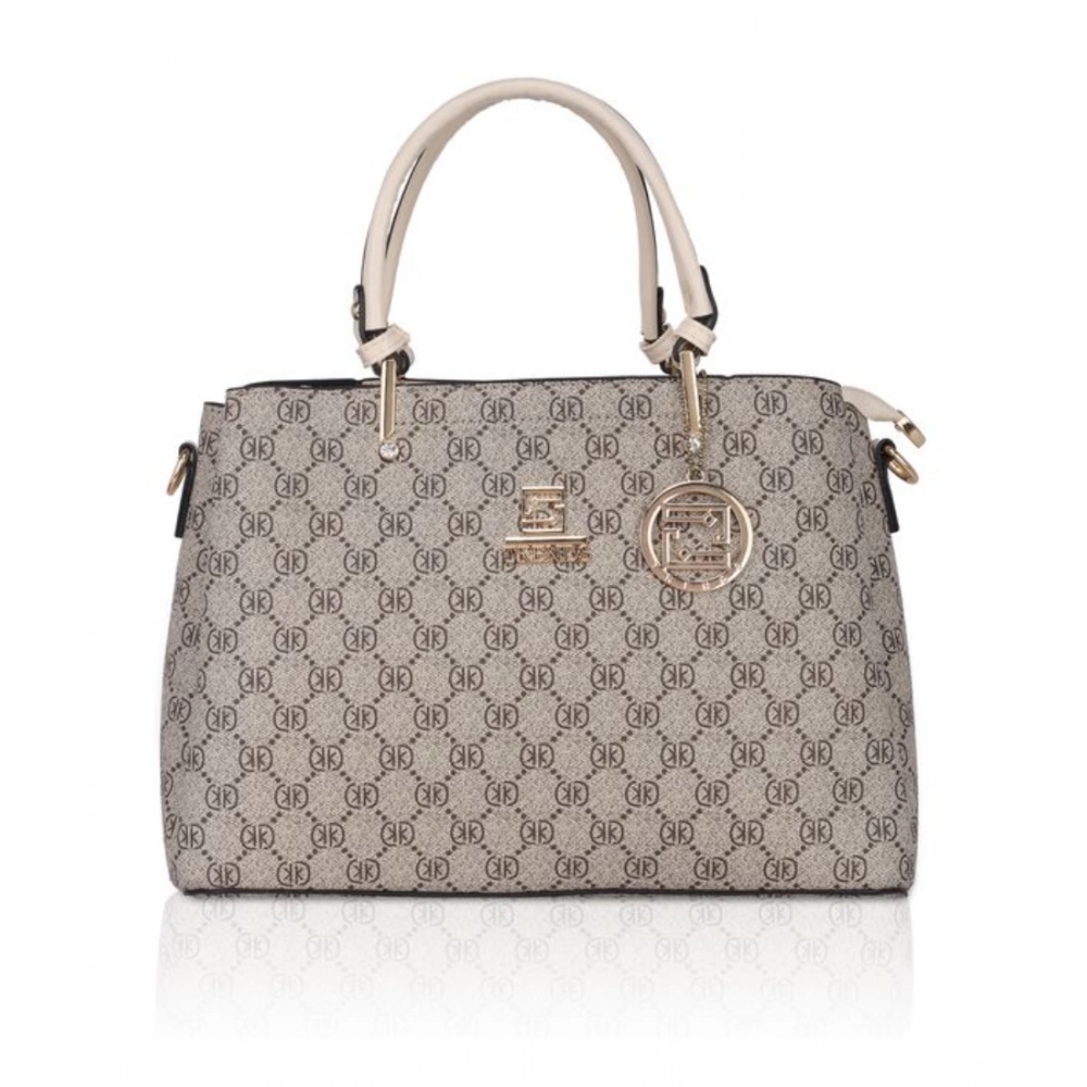 generic women's faux leather printed handbag (beige) generic women's faux leather printed handbag (beige)