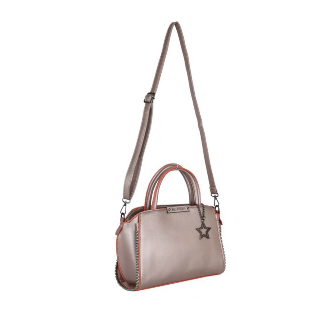 generic women's faux leather metal beads handbag (bronze) generic women's faux leather metal beads handbag (bronze)