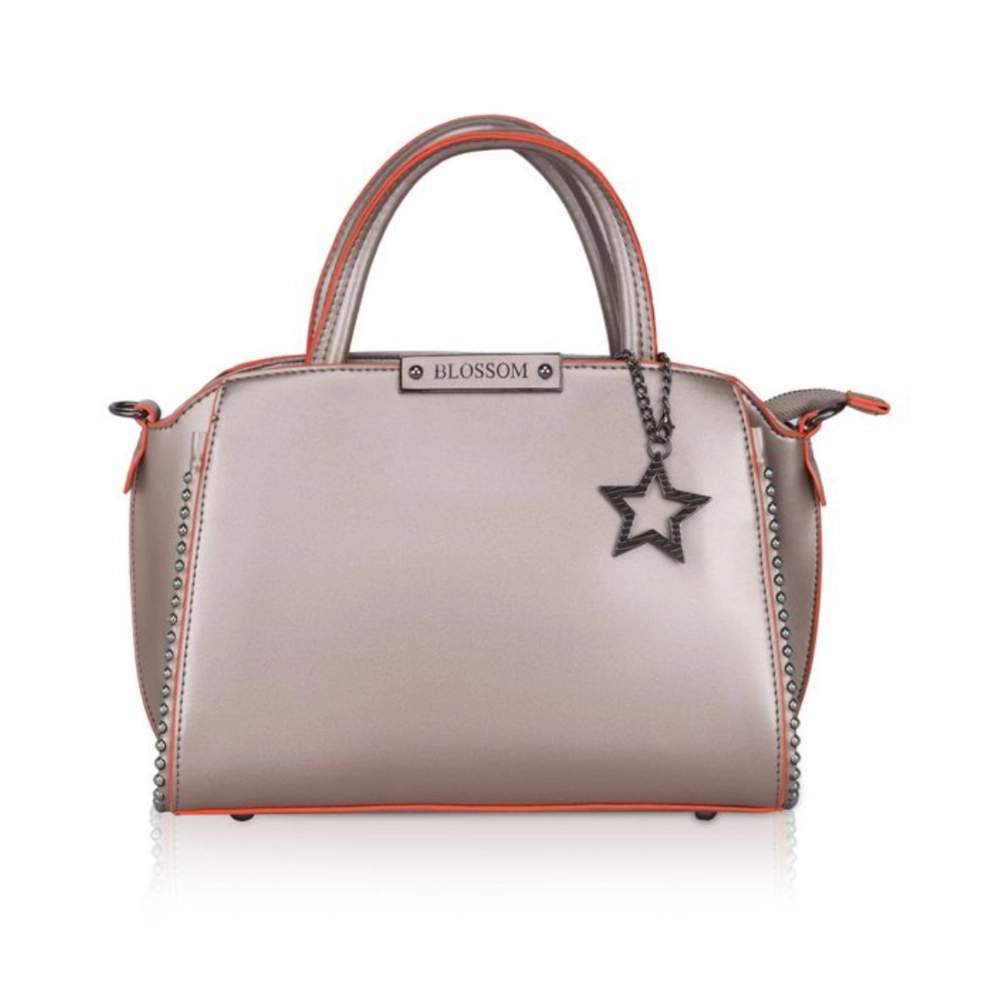generic women's faux leather metal beads handbag (bronze) generic women's faux leather metal beads handbag (bronze)