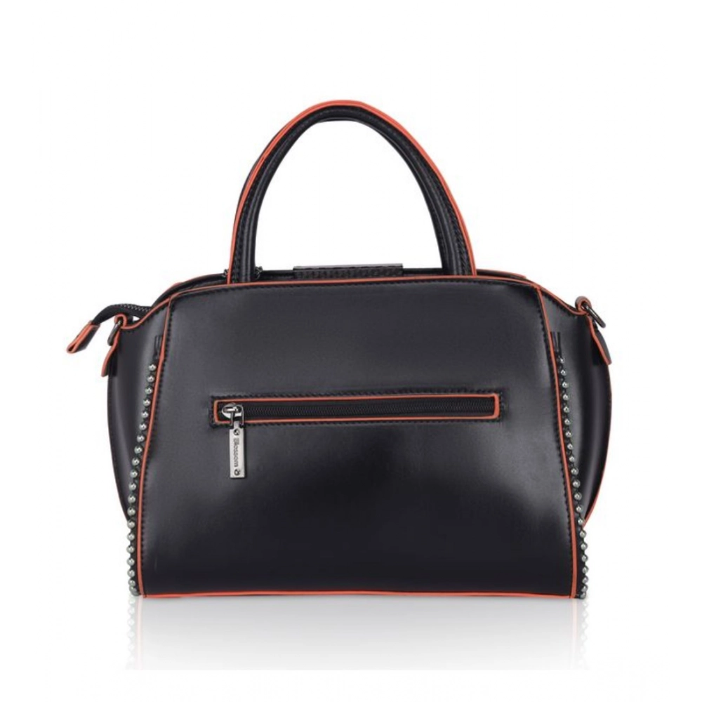 generic women's faux leather metal beads handbag (black) generic women's faux leather metal beads handbag (black)