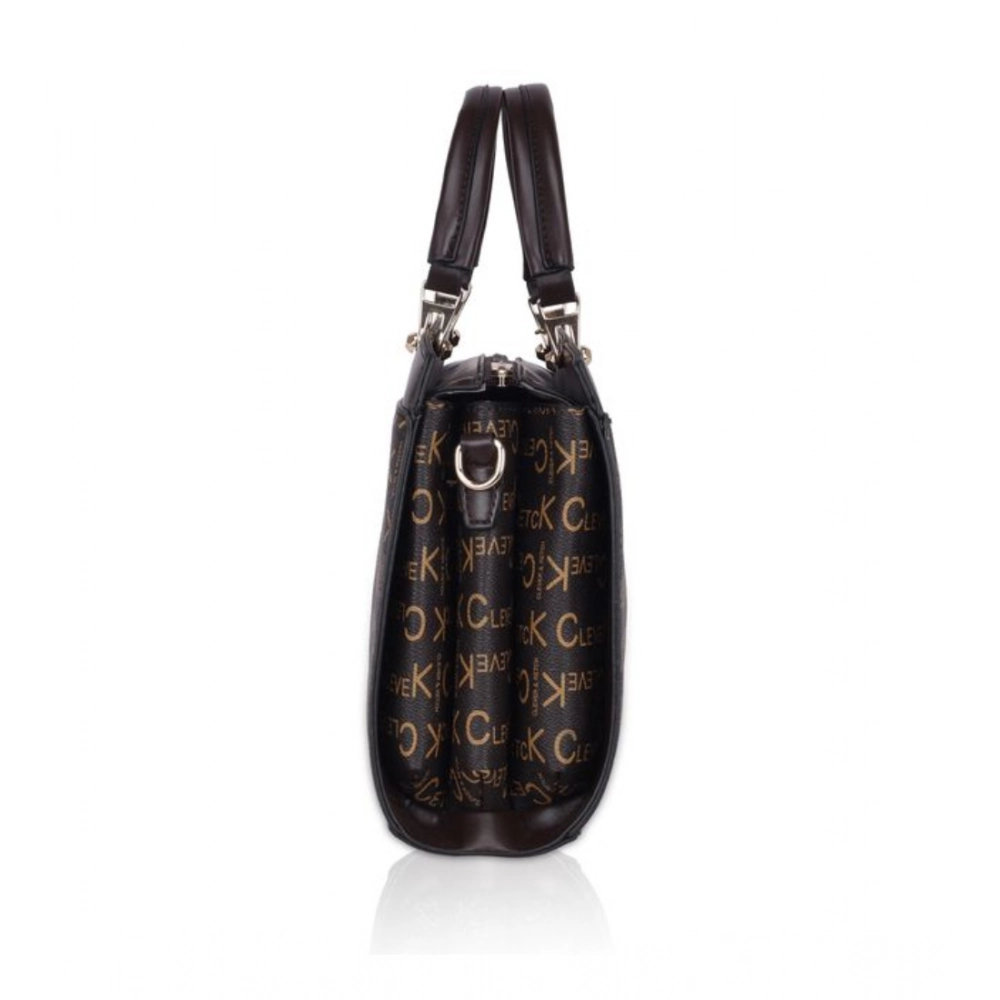 generic women's faux leather printed handbag (coffee) generic women's faux leather printed handbag (coffee)