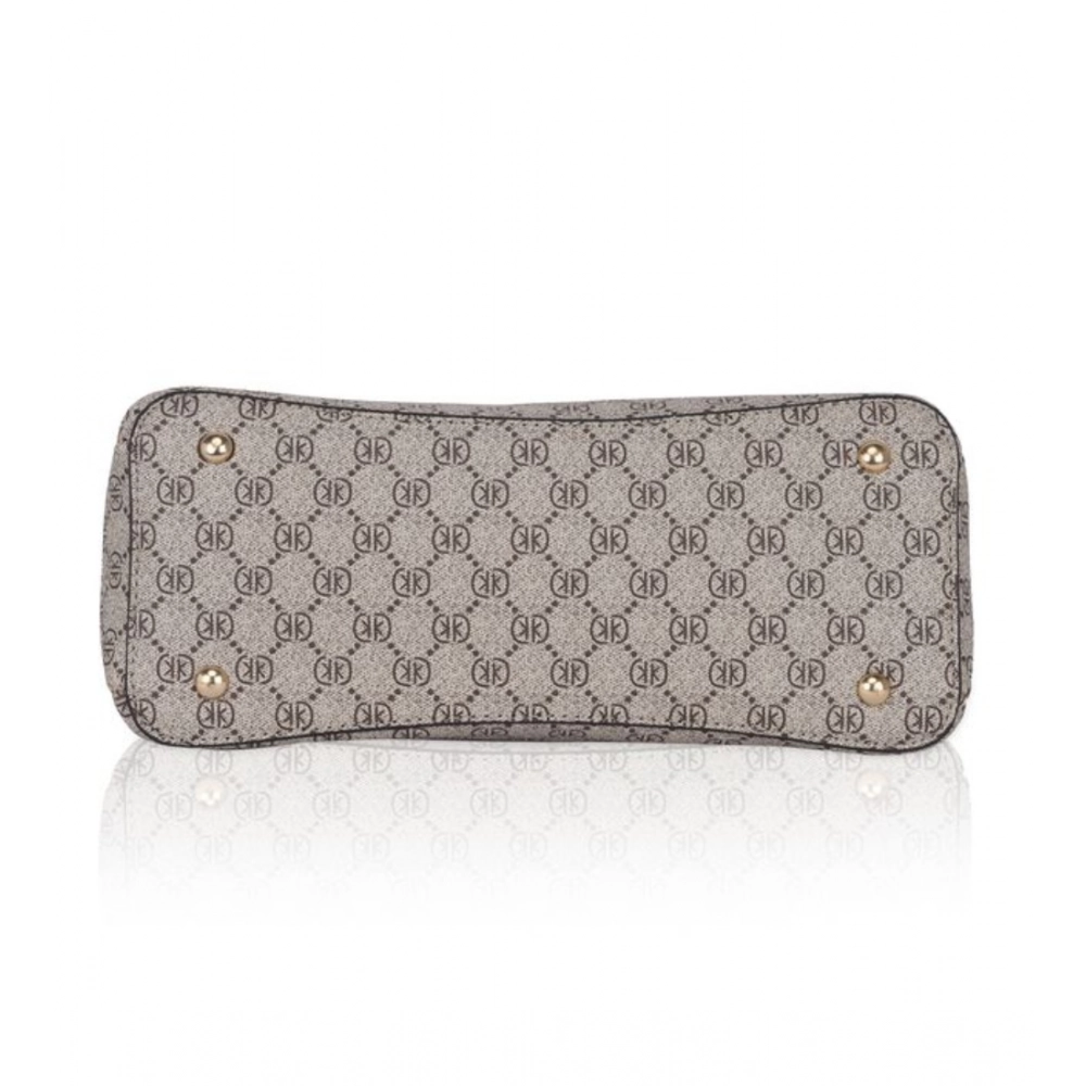 generic women's faux leather printed handbag (beige) generic women's faux leather printed handbag (beige)