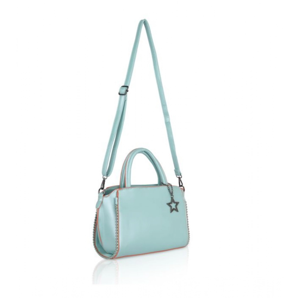 generic women's faux leather metal beads handbag (green) generic women's faux leather metal beads handbag (green)