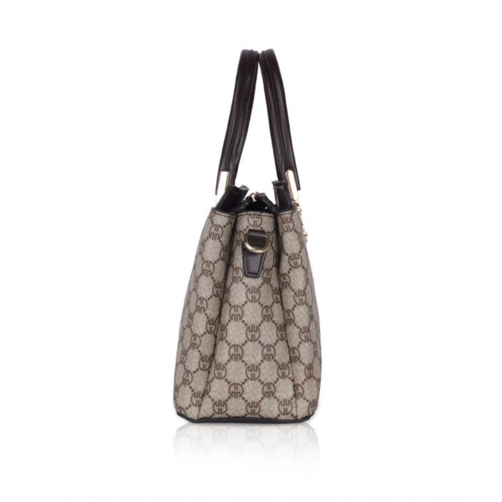 generic women's faux leather printed handbag (coffee) generic women's faux leather printed handbag (coffee)