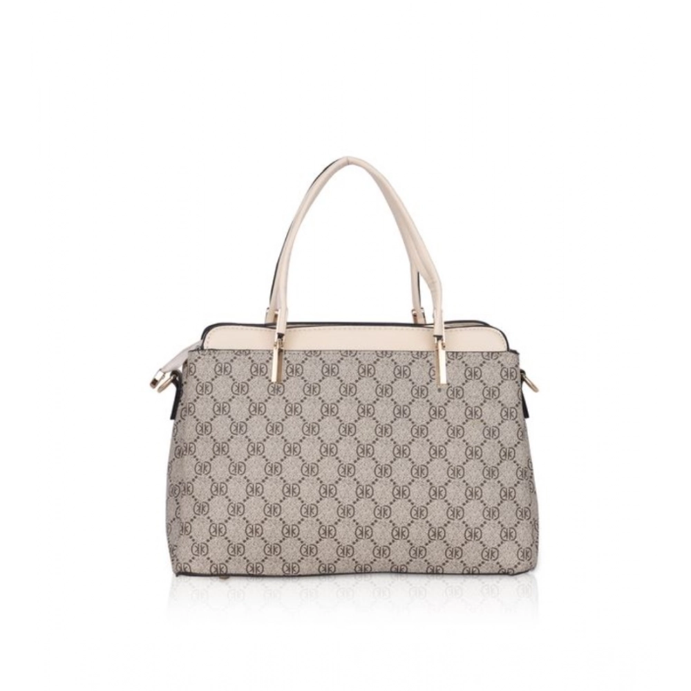 generic women's faux leather printed handbag (beige) generic women's faux leather printed handbag (beige)