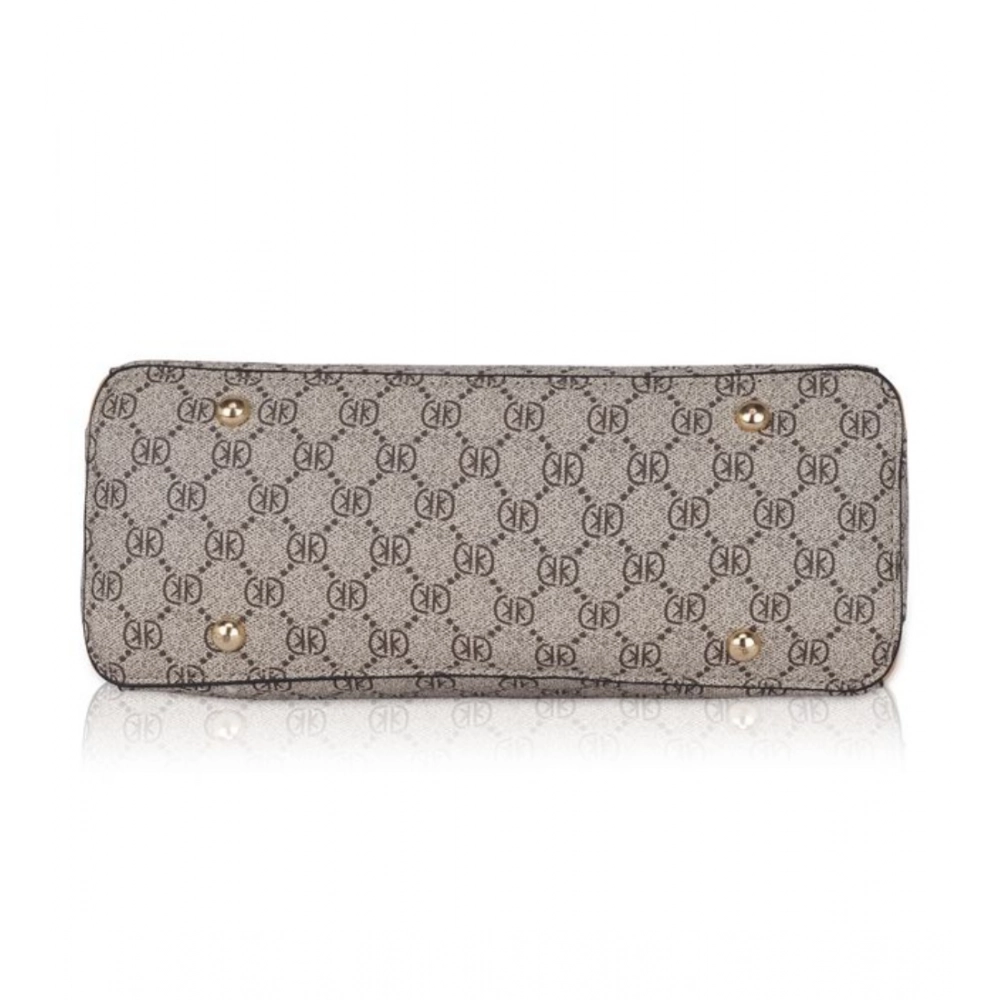 generic women's faux leather printed handbag (camel) generic women's faux leather printed handbag (camel)