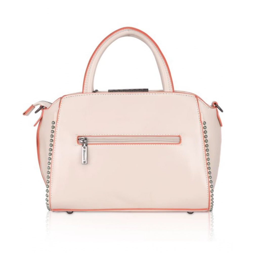 generic women's faux leather metal beads handbag (pink) generic women's faux leather metal beads handbag (pink)