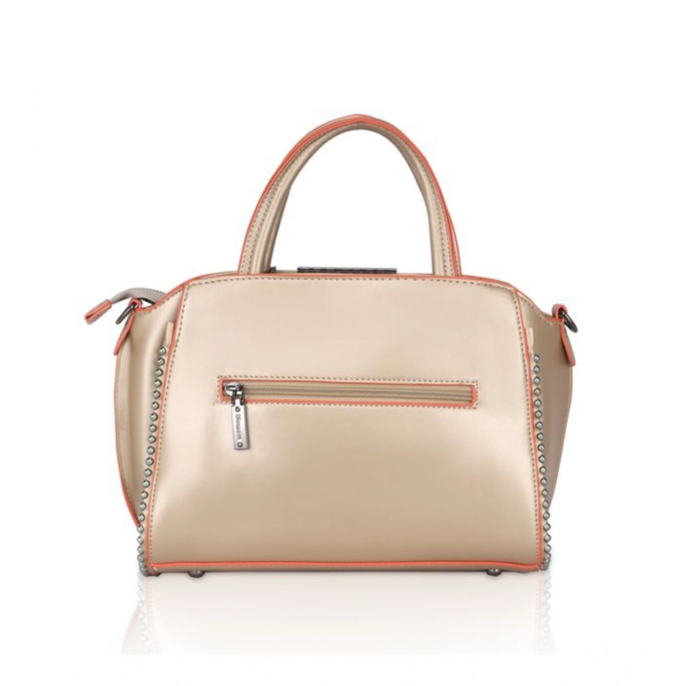 generic women's faux leather metal beads handbag (gold) generic women's faux leather metal beads handbag (gold)