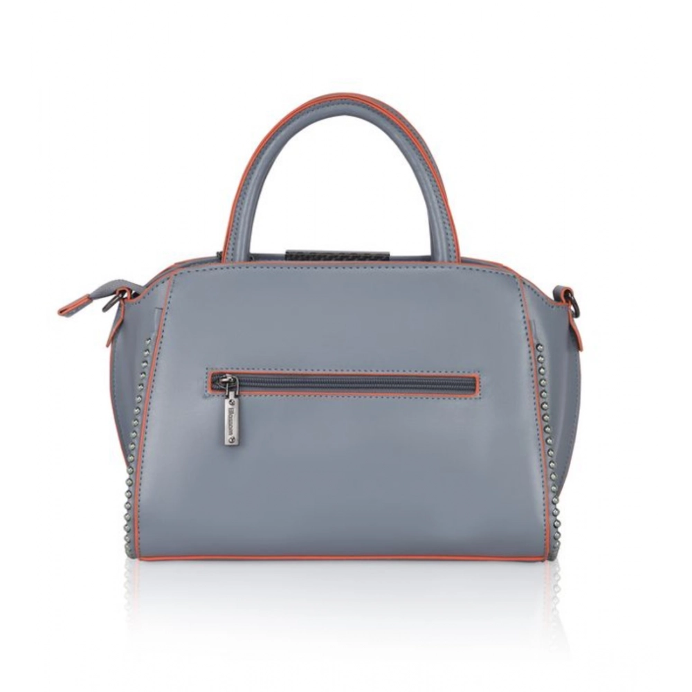 generic women's faux leather metal beads handbag (grey) generic women's faux leather metal beads handbag (grey)