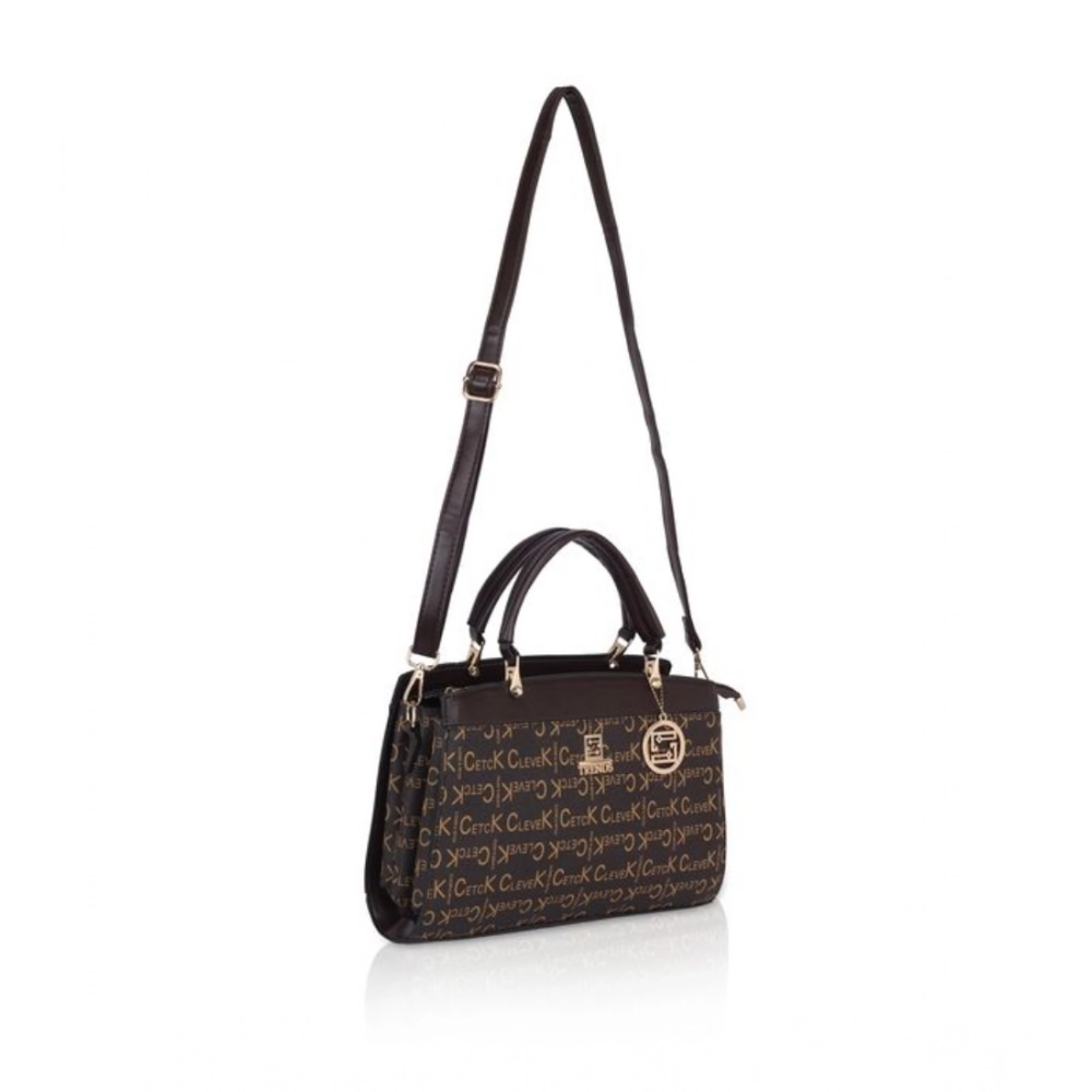 generic women's faux leather printed handbag (coffee) generic women's faux leather printed handbag (coffee)