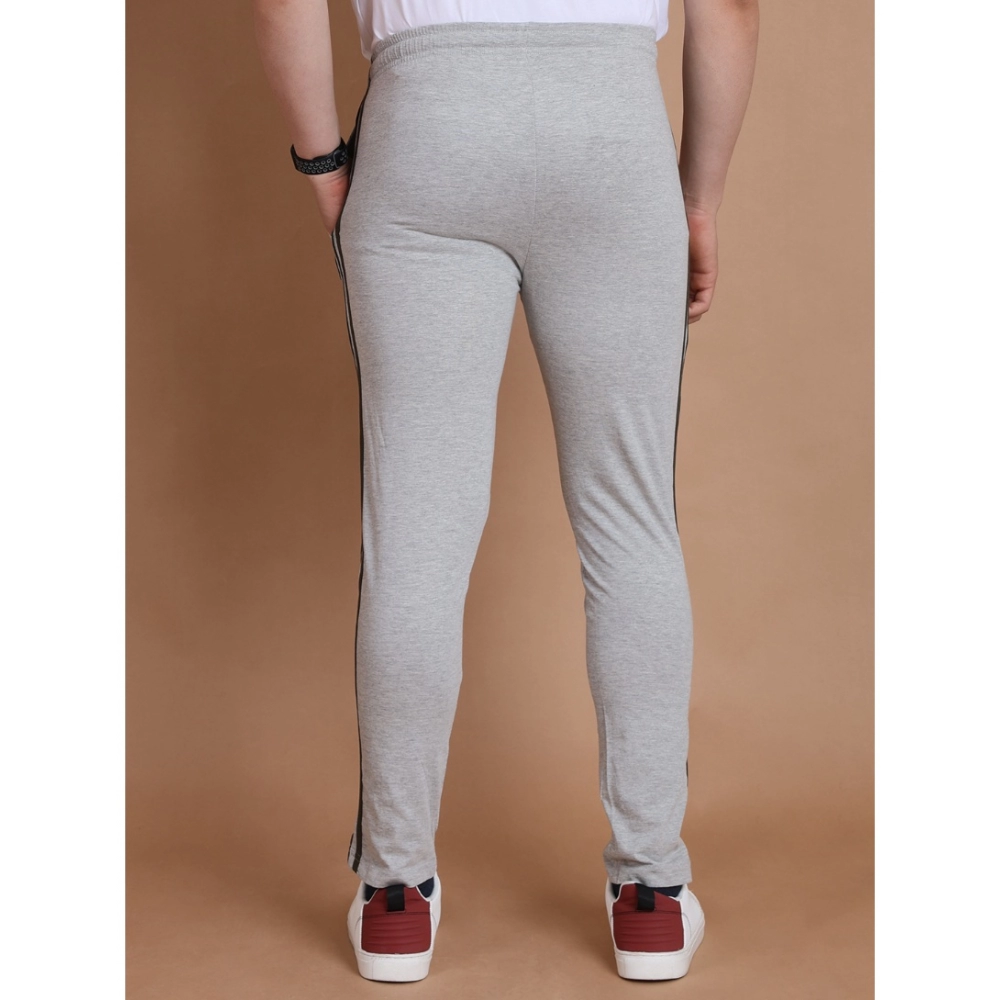 generic men's casual cotton striped full length track pant (greymelange) generic men's casual cotton striped full length track pant (greymelange)