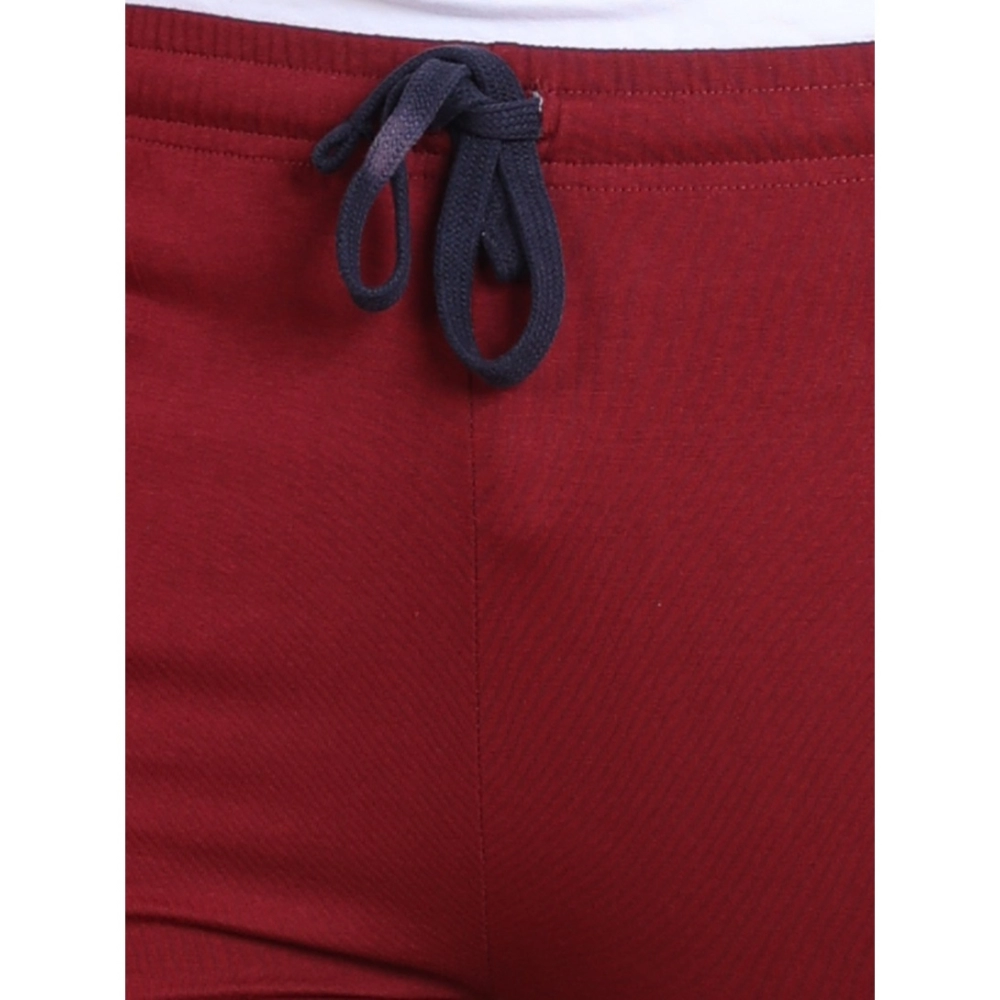 generic men's casual cotton striped full length track pant (maroon) generic men's casual cotton striped full length track pant (maroon)