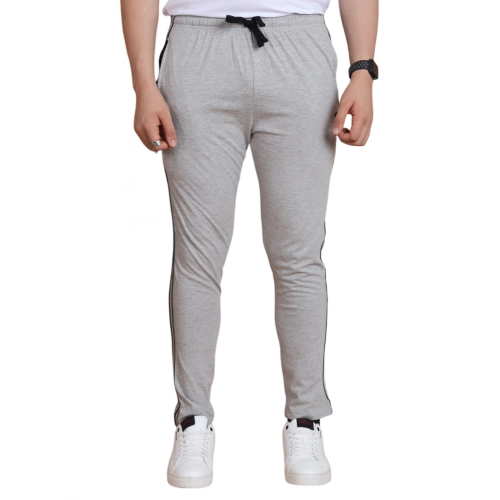 generic men's casual cotton striped full length track pant (greymelange) generic men's casual cotton striped full length track pant (greymelange)