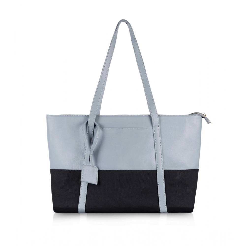 generic women's faux leather large shoulder zipper handbag (light blue) generic women's faux leather large shoulder zipper handbag (light blue)