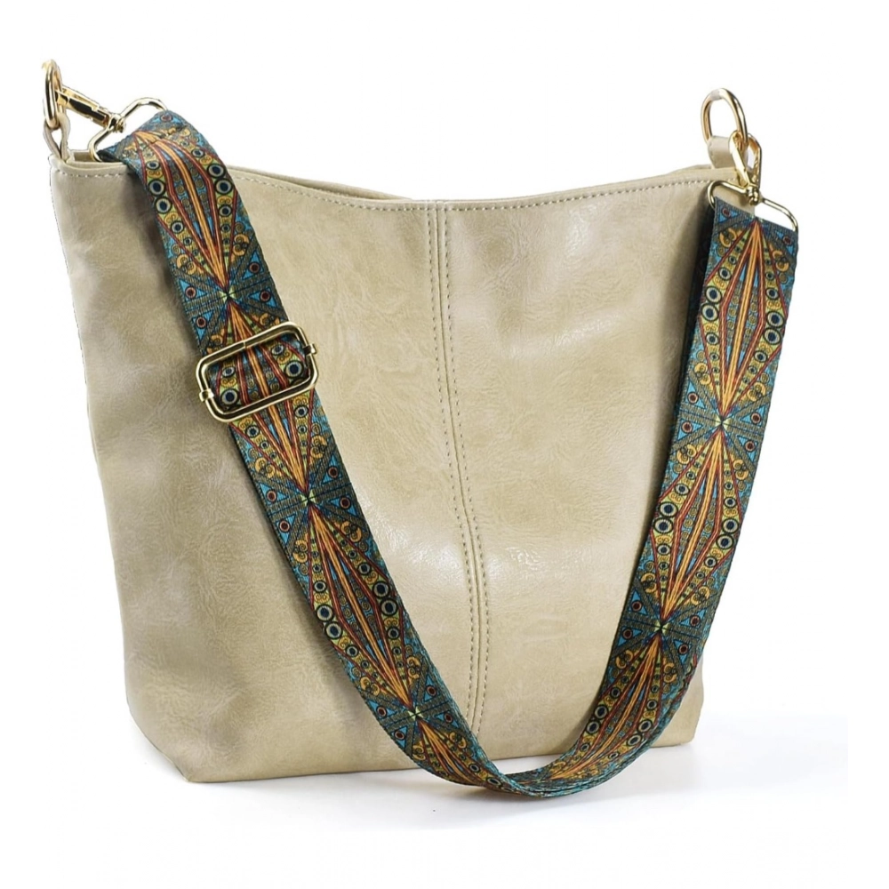 generic women's pu leather zipper handbag (beige) generic women's pu leather zipper handbag (beige)