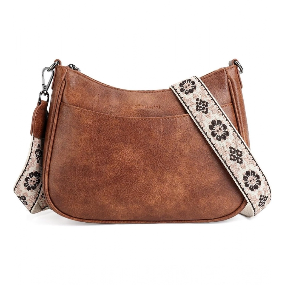 generic women's pu leather zipper sling bag generic women's pu leather zipper sling bag