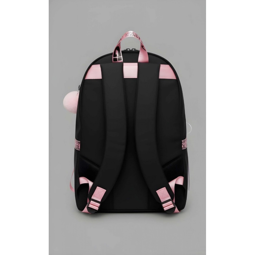generic unisex pu leather solid medium zipper backpack (black) generic unisex pu leather solid medium zipper backpack (black)