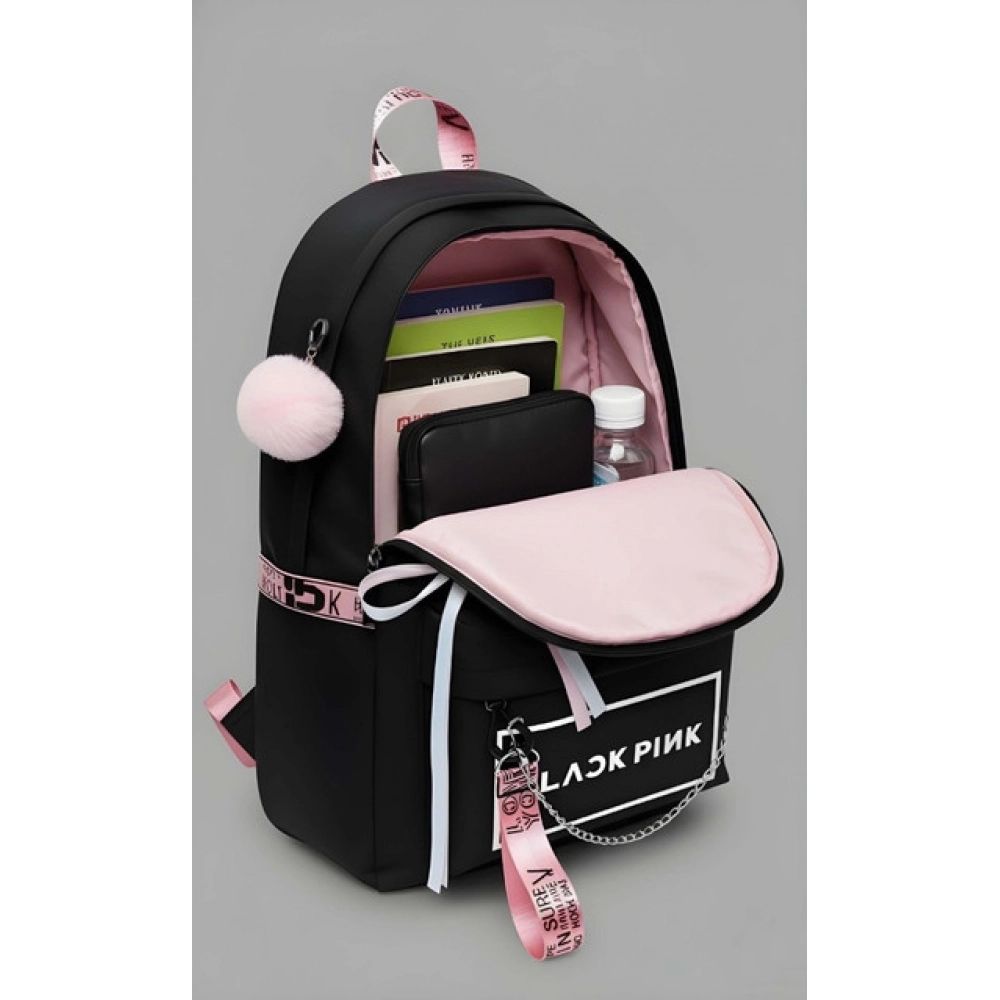 generic unisex pu leather solid medium zipper backpack (black) generic unisex pu leather solid medium zipper backpack (black)