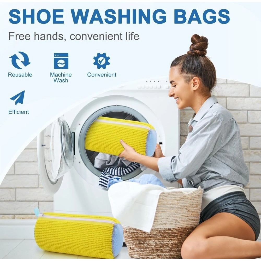 generic pack of 2 shoe washing machine bag (yellow) generic pack of 2 shoe washing machine bag (yellow)