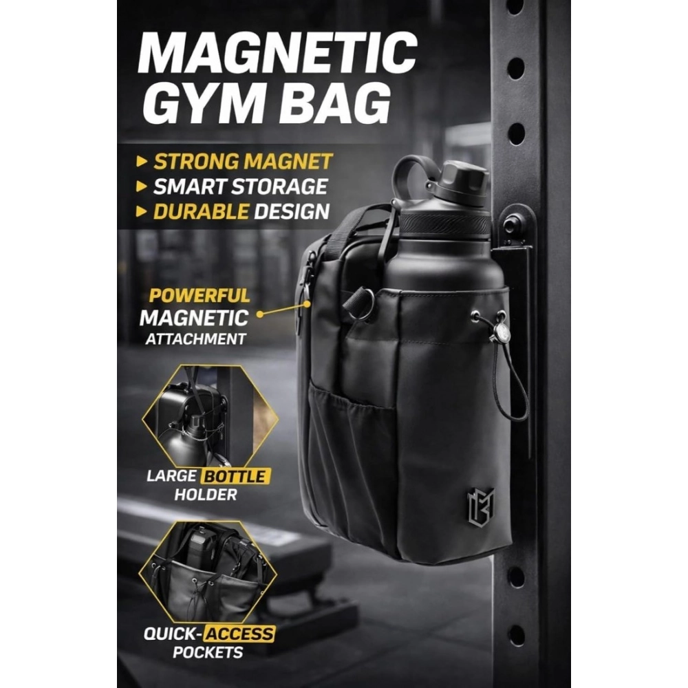 generic magnetic gym bag (black) generic magnetic gym bag (black)